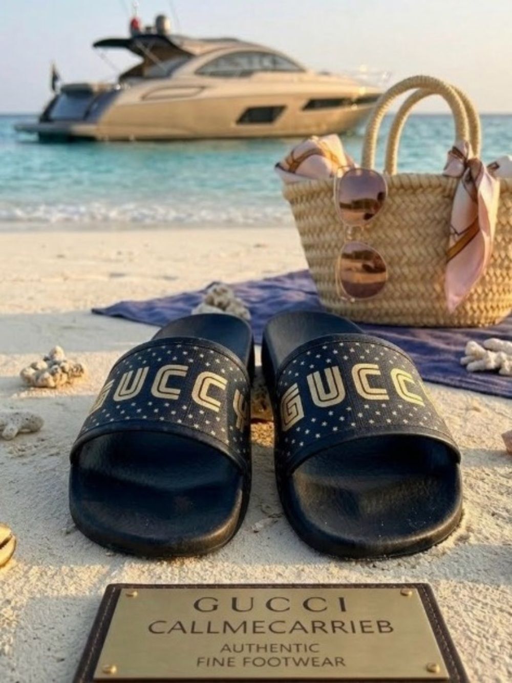 🛍️Gucci Authentic“GUCCY” Slides W/Packaging